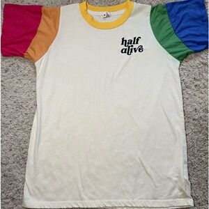 Half alive embroidered band shirt S